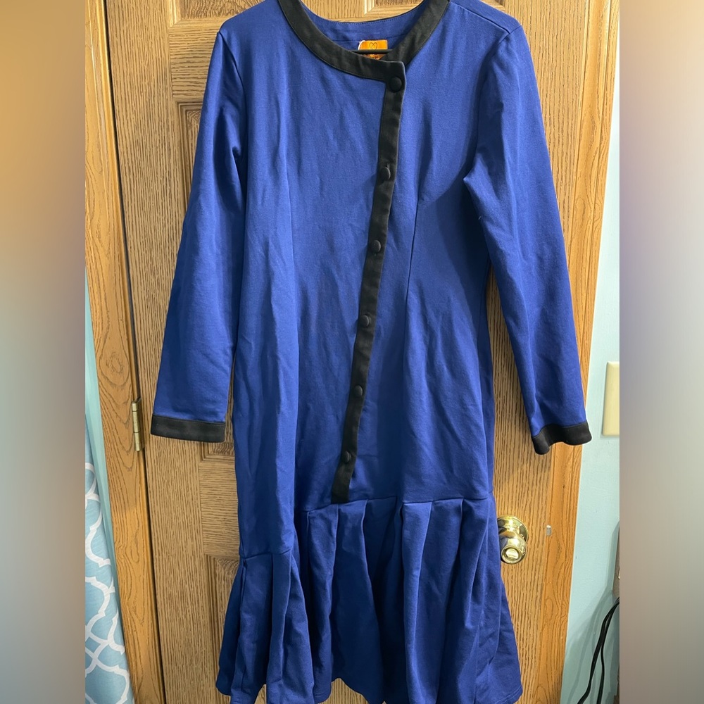 Marycrafts 1920s costume style button front dress size 14